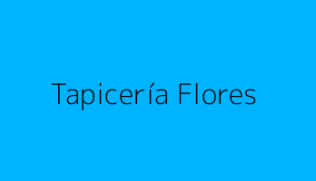 Tapicería Flores